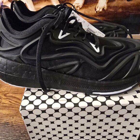 adidas by Stella McCartney ULTRABOOST SPEED Black Running Shoes Women's Sz 7 NEW - Picture 7 of 16